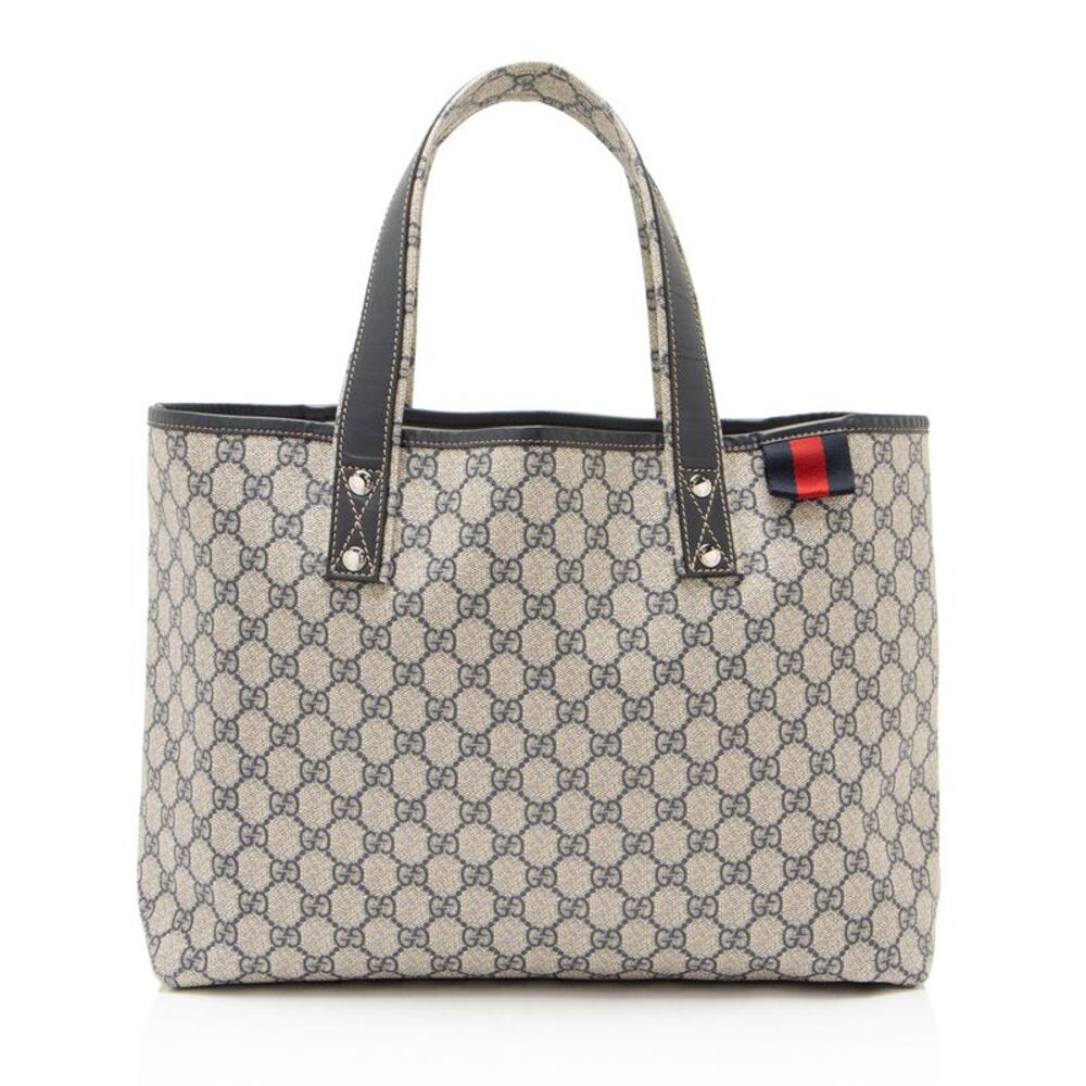 Gucci GG Supreme Signature Web Loop Medium Tote